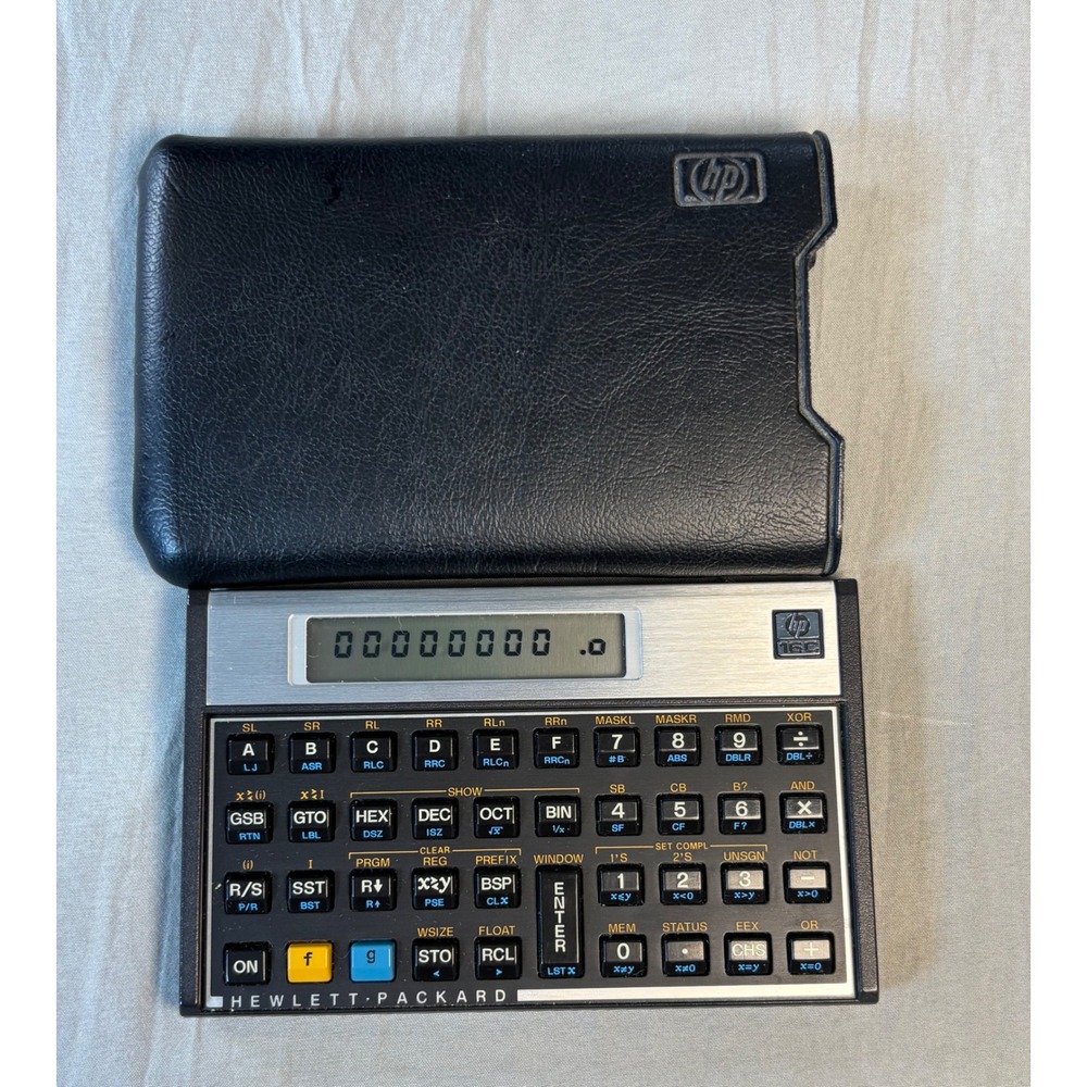 HP 16C Computer Scientist Calculator Vintage Voyager Series with Case